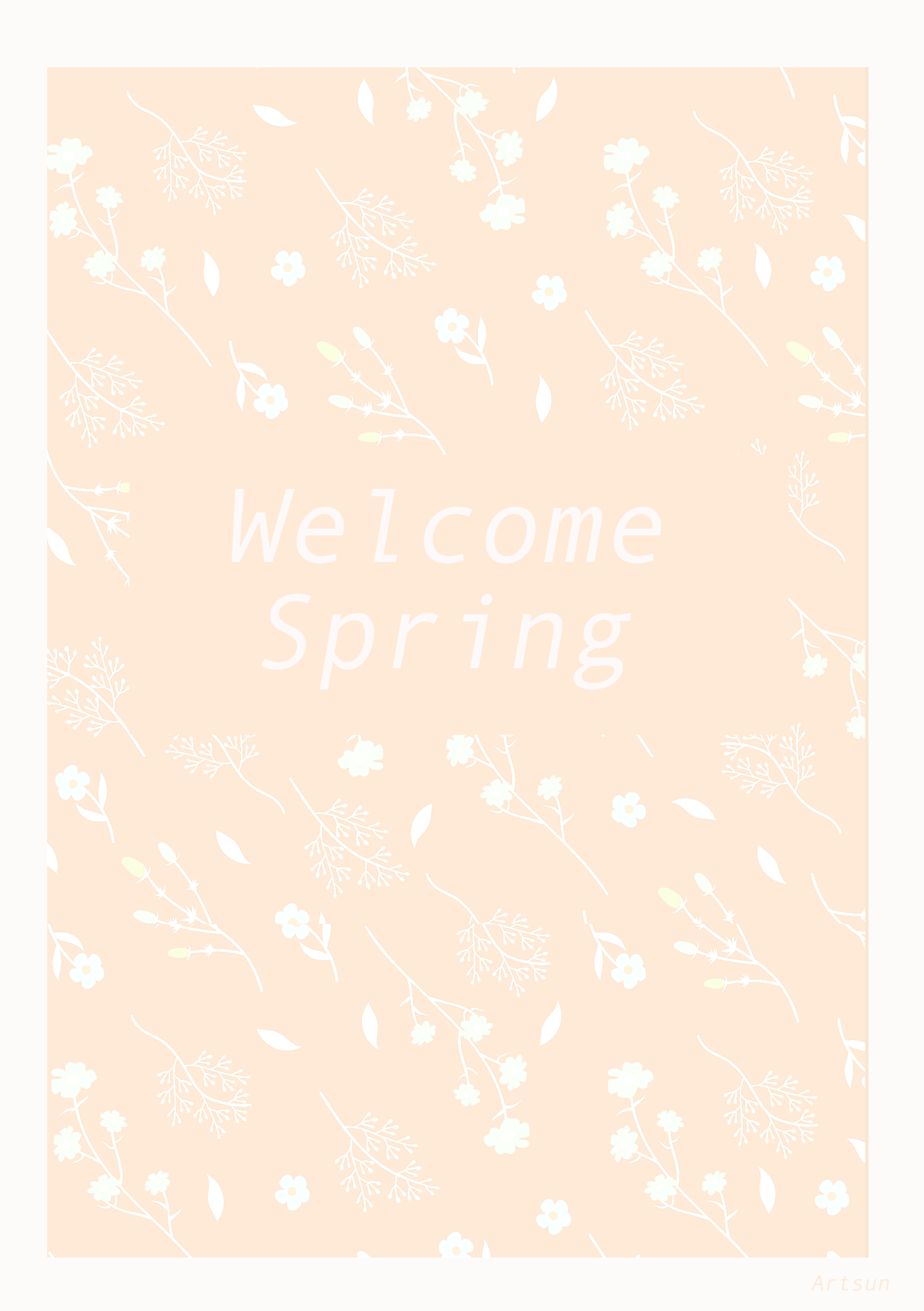 Welcome Spring Poster