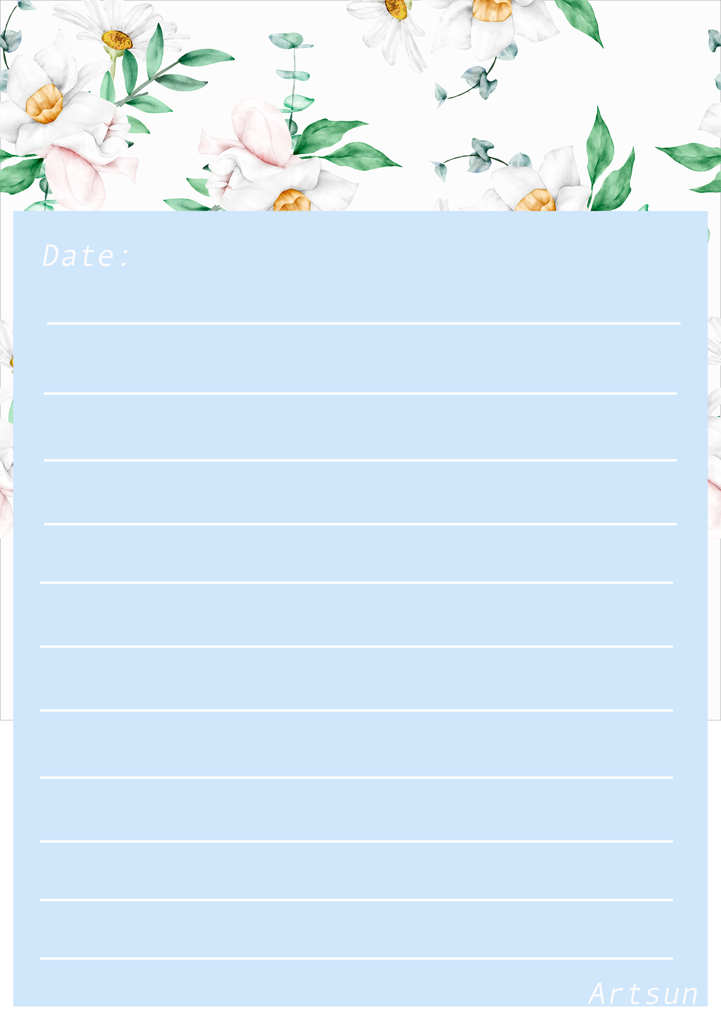 Sky Notes Sheet